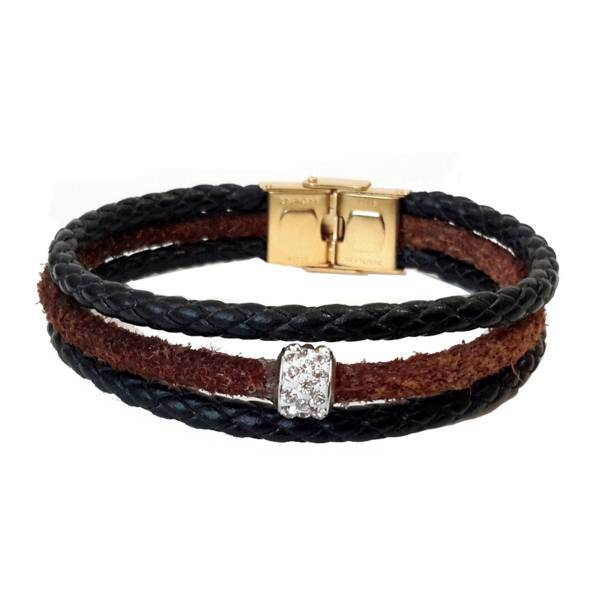 دستبند مانی چرم مدل BL -103، Mani Leather BL-103 Bracelet