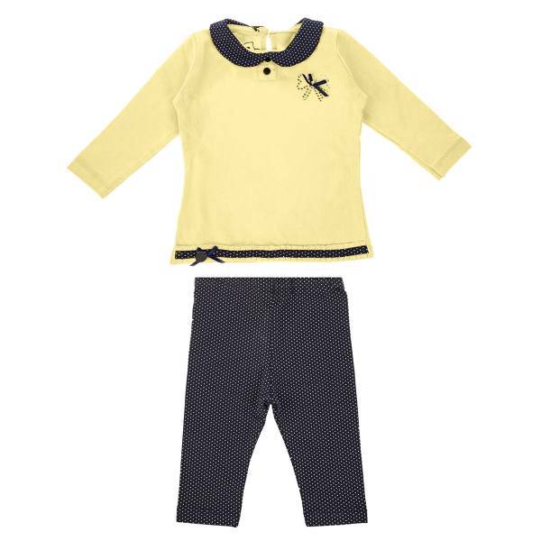 ست لباس دخترانه دیوونته مدل 51581G، Divonette 51581G Baby Girl Clothing Set