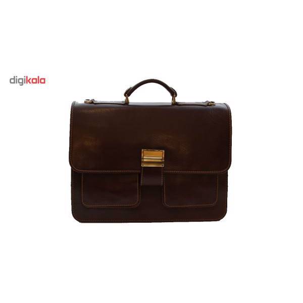 کیف اداری چرم طبیعی چرم خاطره کد 122
