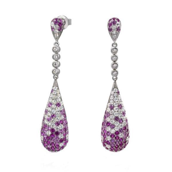 گوشواره نقره زیندکو کد T02، ZinDeco Silver Earrings Model T02