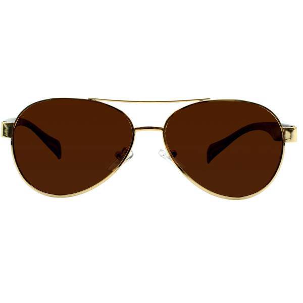 عینک آفتابی واته مدل Elderado 31 Gold Brown، Vate Elderado 31 Gold Brown Sunglasses