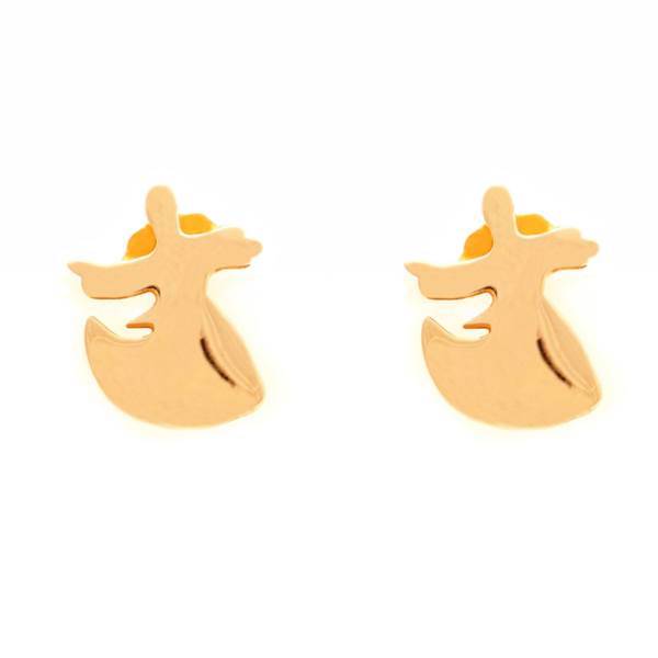 گوشواره طلا 18 عیار پرسته مدل 1220E، Parasteh 1220E Gold Earing