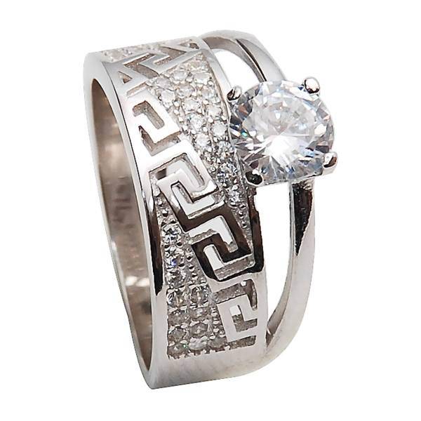 انگشتر نقره شهر جواهر مدل SJ-SR059، Shahrejavaher SJ-SR059 Silver Ring