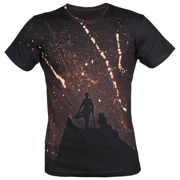 تیشرت آستین کوتاه مردانه طرح استار وارز کد M5