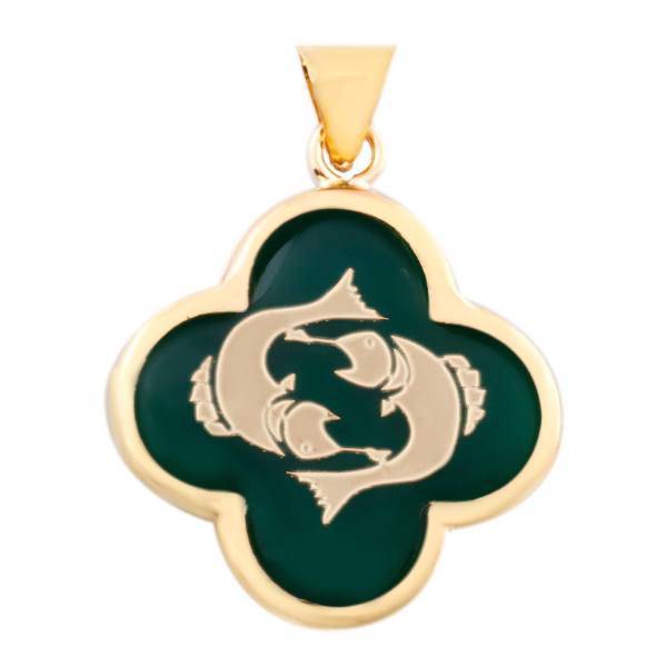 آویز گردنبند طلا 18 عیار مرجان مدل0141، Marjan 0141 Gold Necklace Pendant Plaque