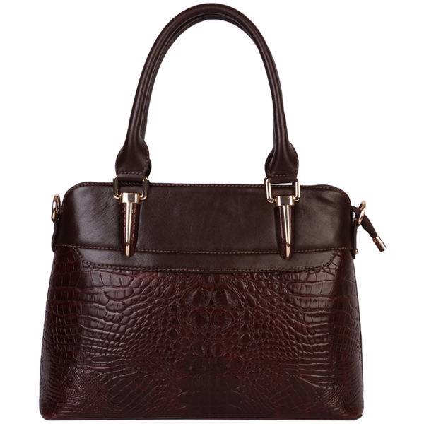 کیف رو دوشی زنانه رویال چرم مدل WB7-DarkBrown