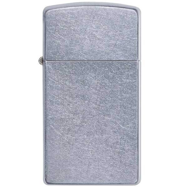 فندک زیپو مدل Slim Street Chrome کد 1607، Zippo Slim Street Chrome 1607 Lighter