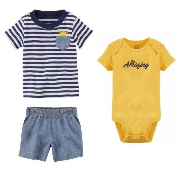 ست لباس پسرانه کارترز مدل 585، Carters 585 Boy Clothing Set