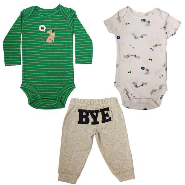 ست لباس پسرانه کارترز مدل 407، Carters 407 Boy Clothing Set