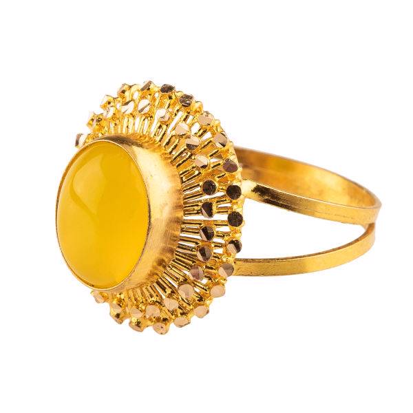 انگشتر طلا 18 عیار گالری طلاچی مدل 6، Gold ring