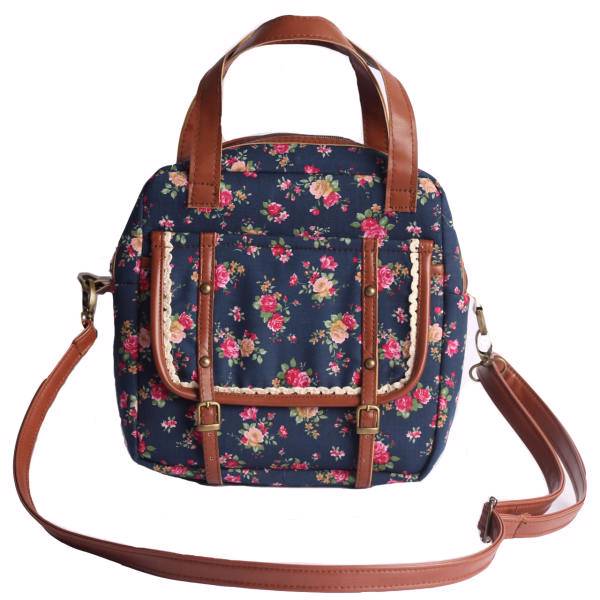 کیف دستی طرح گلدار کد 01