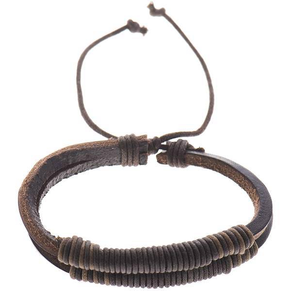 دستبند چرمی جی دبلیو ال مدل B15138، JWL B15138 Bracelets