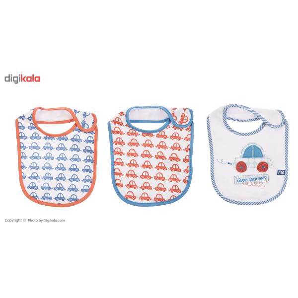 پیشبند مادرکر مدل 282172 بسته 3 عددی کد 1630.6، Mothercare X5537 3pcs Baby Bib