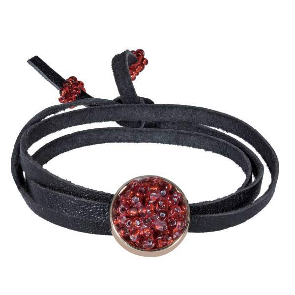 گردنبند چرمی طبیعی کارول کد CAF010، Carol CAF010 Leather Necklace
