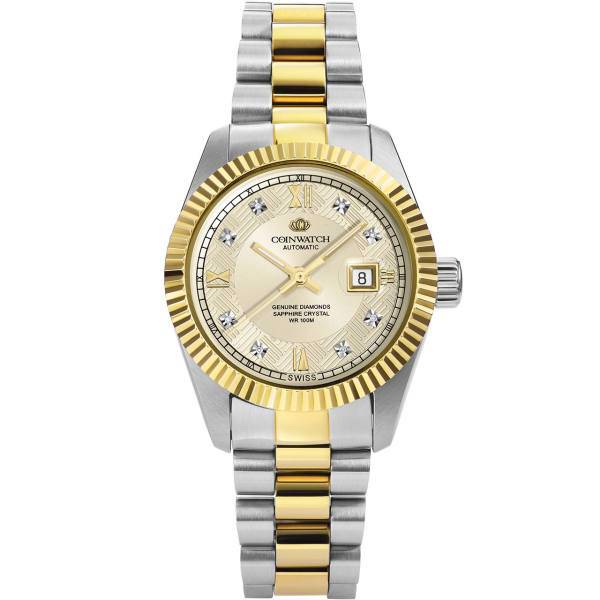 ساعت مچی عقربه ای زنانه کوین واچ مدل C110TCD، Coinwatch C110TCD Watch For Women