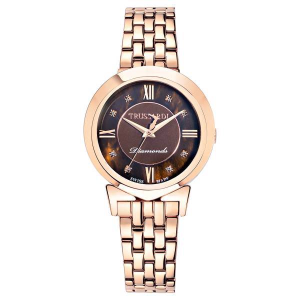 ساعت مچی عقربه ای زنانه تروساردی مدل TR-R2453105505، Trussardi TR-R2453105505 Watch For Women