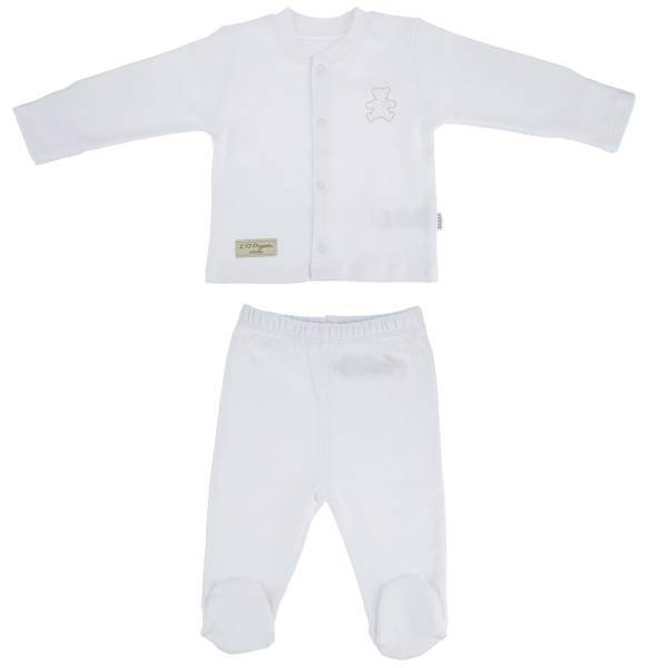 ست لباس نوزادی ارگانیک کیتی کیت مدل 75691W، KitiKate 75691W Organic Baby Clothes Set