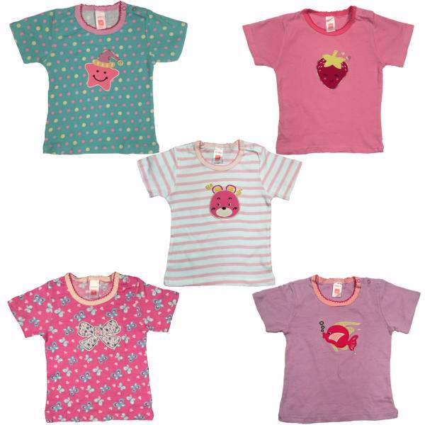 ست تیشرت کارترز مدل 602-24-3 بسته 5عددی18تا 24 ماه، carters 602-3tshirt 5pack