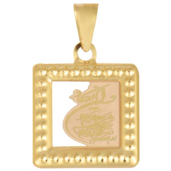 آویز گردنبند طلا 18 عیار ماهک مدل MM0394، Maahak MM0394 Gold Necklace Pendant Plaque