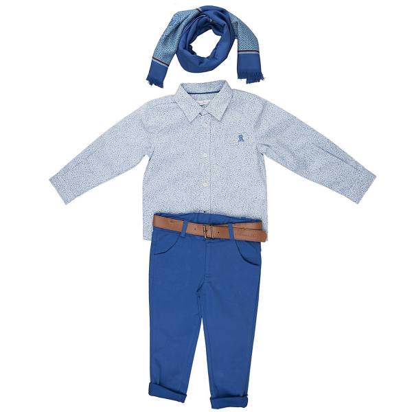 ست لباس پسرانه منا رزا مدل 15177، Monna Rosa 15177 Baby Boy Clothing Set