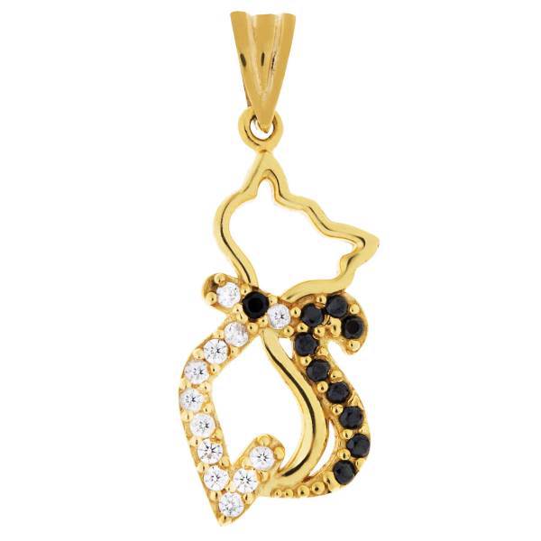 آویز گردنبند طلا 18 عیار ماهک مدل MM0536، Maahak MM0536 Gold Necklace Pendant Plaque