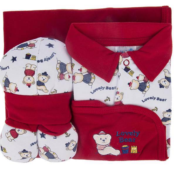 ست لباس نوزادی لیتل جامپ مدل Bear، Little Jump Bear Baby Cloths Set