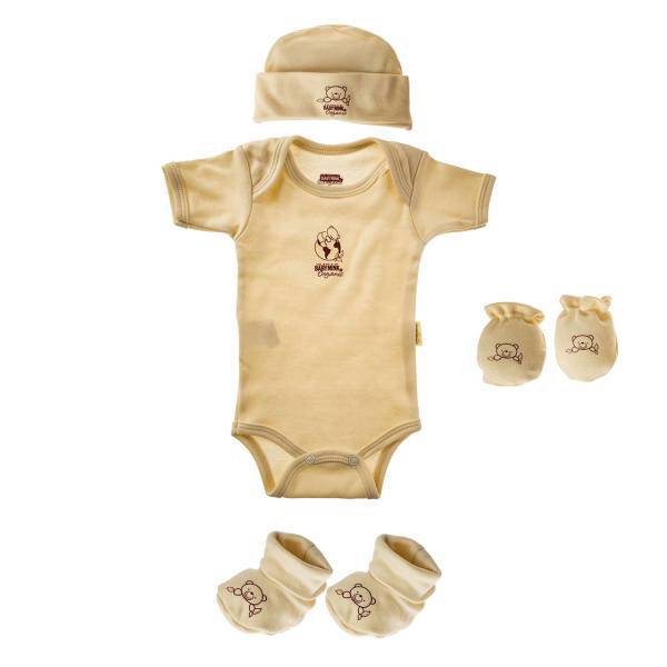 ست لباس نوزادی بی بی مینک مدل Para کد BM840، Baby Mink Para BM840 Baby Clothes Set