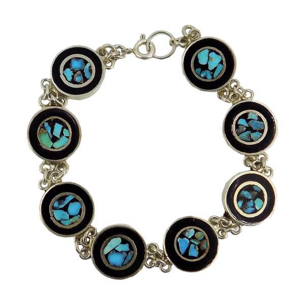 دستبند نقره تاج گوهر کد TG69