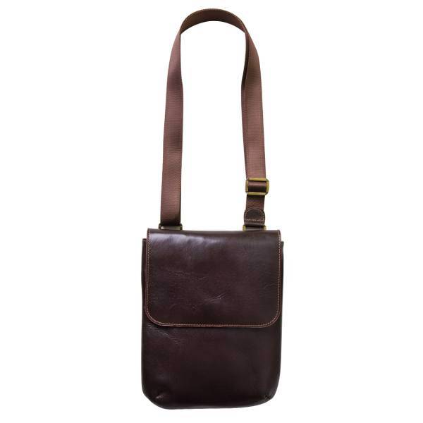 کیف رو دوشی چرم مهرگان مدل MH04