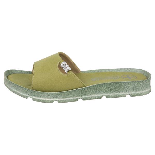 صندل زنانه مسعود مدل 2722 سبز توسن، Masoud 2722 Sandals For Women