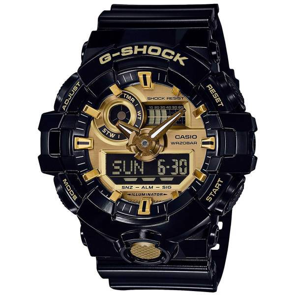 ساعت مچی عقربه‌ ای مردانه کاسیو جی شاک مدل GA-710GB-1ADR، Casio G-Shock GA-710GB-1ADR Watch For Men