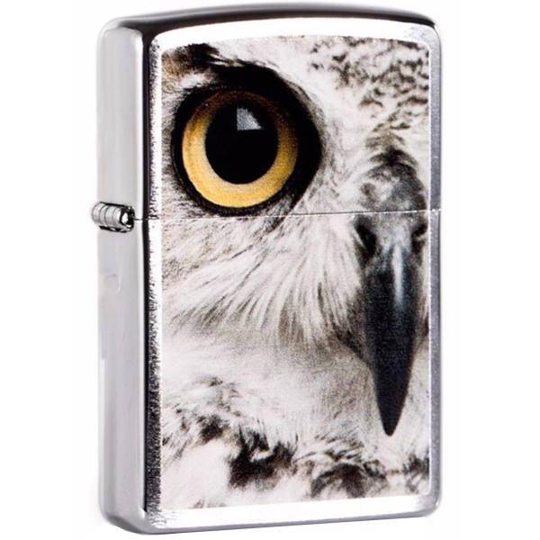 فندک زیپو مدل Owl Faces کد 28650، Zippo Owl Faces 28650 Lighter