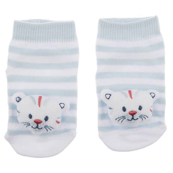 جوراب نوزادی Minidamla مدل Blue Cat، Minidamla Blue Cat Socks