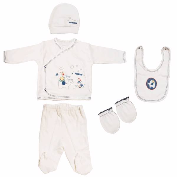 ست لباس نوزادی بیتوف مدل 862DarkBlue، Bebitof 862DarkBlue Baby Clothes Set