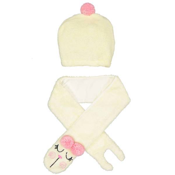 ست کلاه و شال گردن کودک دینو مدل 16S1-039، Deno 16S1-039 Baby Hat And scarf Set