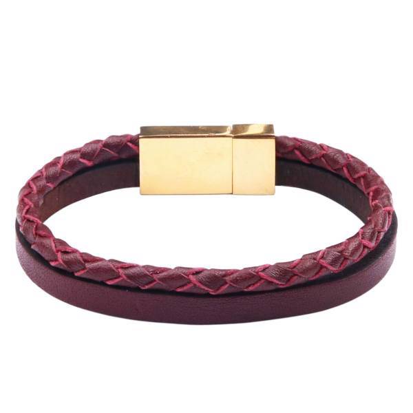 دستبند چرمی آتیس کد I500NB، Atiss I500NB Leather Bracelet