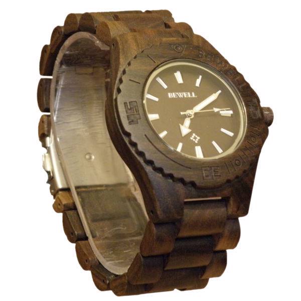 ساعت مچی عقربه ای بی ول مدل ۷۵۰۴، Wooden Watch