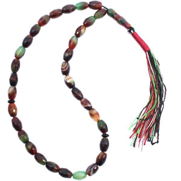 تسبیح آکو جواهر مدل Jasper Cut R33، Ako Javaher Jasper Cut R33 Tasbih