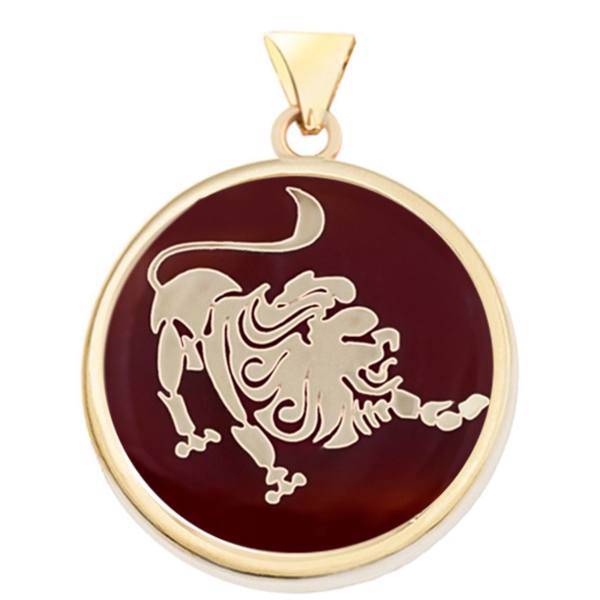 آویز گردنبند طلا 18 عیار مرجان مدل 0104، Marjan 0104 Gold Necklace Pendant Plaque