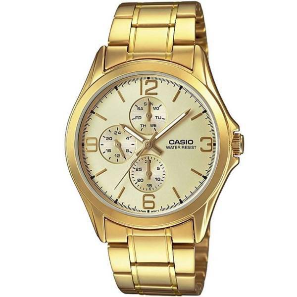 ساعت مچی عقربه ای مردانه کاسیو مدل MTP-V301G-9AUDF، Casio MTP-V301G-9AUDF Watch For Men