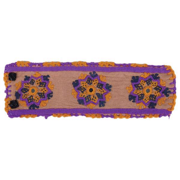 دستبند سوزن دوزی گالری آرژه طرح زمین و بنفشه مدل 00-07، Arzhe 07-00 Earth and Violets Needlework bracelet