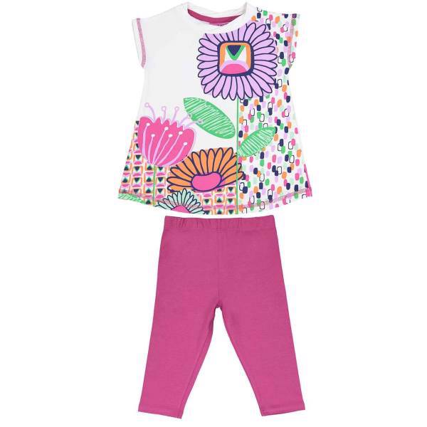 ست تی شرت و شلوار دخترانه مایورال مدل MA 37388، Mayoral MA 37388 T-Shirt And Pants For Girl