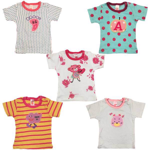 ست تیشرت کودک و نوزاد کارترز مدل 602-6-3 بسته 5عددی3تا6ماه، carters 602-3tshirt 5pack