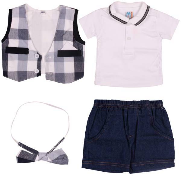 ست لباس پسرانه بن کالکشن مدل 36367، Ben Collection 36367 Baby Boy Clothing Set