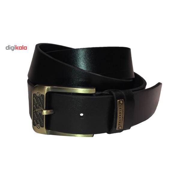 کمربند مردانه چرم طرح PL، Leather Belt PL