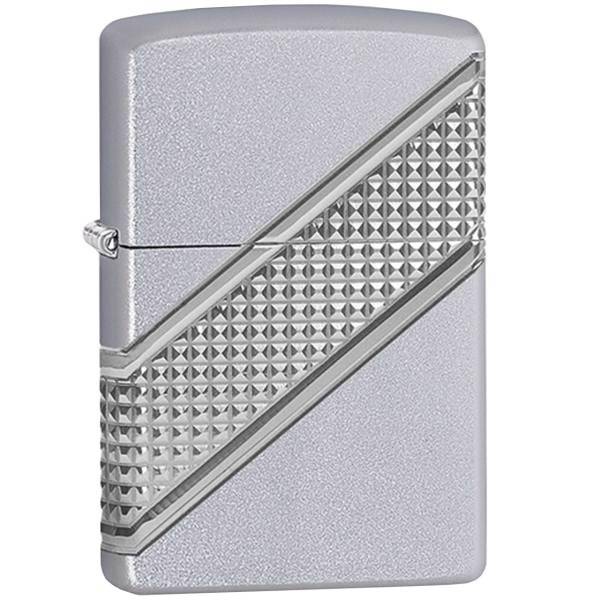 فندک زیپو مدل Armor Facet کد 29151، Zippo Armor Facet 29151 Lighter