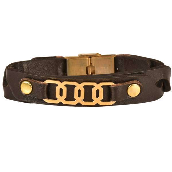 دستبند چرمی کهن چرم مدل BR74-7، Kohan Charm BR74-7 Leather Bracelet