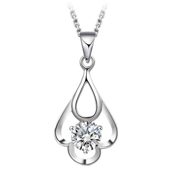 گردنبند نقره شهر جواهر مدل SJ-N044، Shahrejavaher SJ-N044 Silver Necklace