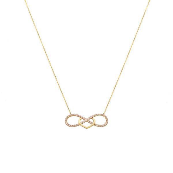 گردنبند طلا 18 عیار شانا مدل N-SG34، Shana N-SG34 Gold Necklace