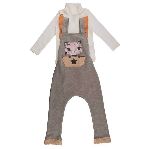 ست لباس دخترانه موشی مدل 16S1-019، Mushi 16S1-019 Baby Girl Clothing Set